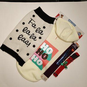 Small Size Pet Clothes Bundle - Dog Sweatshirt, Sweater, Dress and 2 Collars